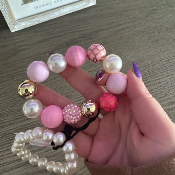 NWT PINK PEARL BRACELET - Picture 6 of 7
